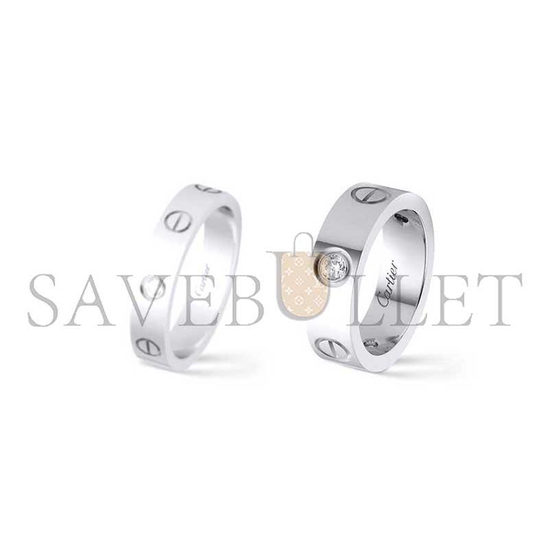 ca*t1er love ring, classic model, 3 D1am0nds crb4032500